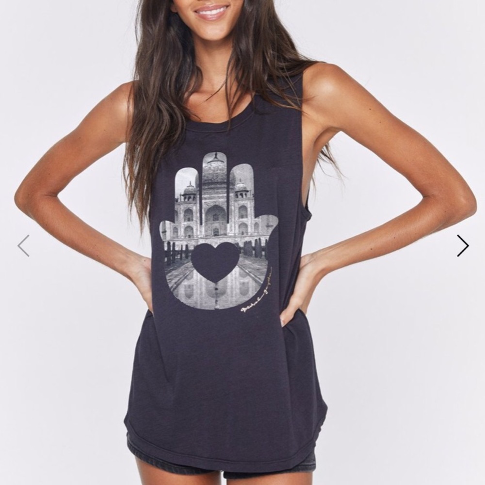 Spiritual Gangster Hamsa Muscle Tank - Picture 3 of 7